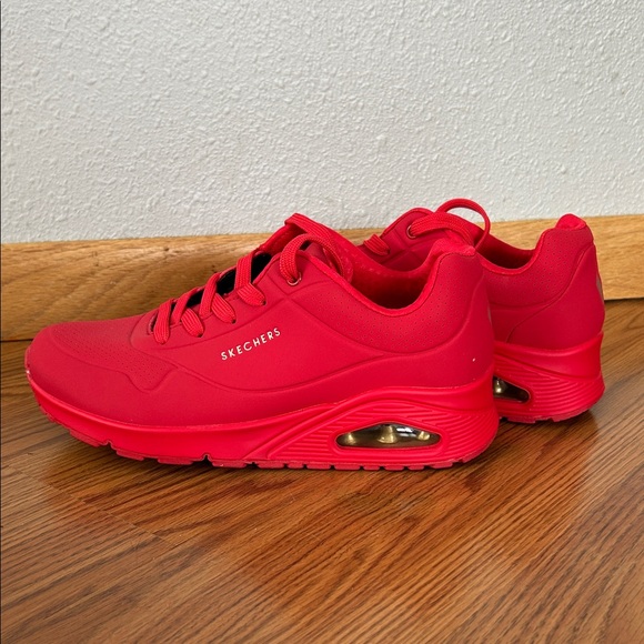 Skechers Bold Red Sneakers - Picture 2 of 8